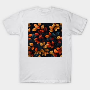 Autumn Leaves Pattern 9 T-Shirt